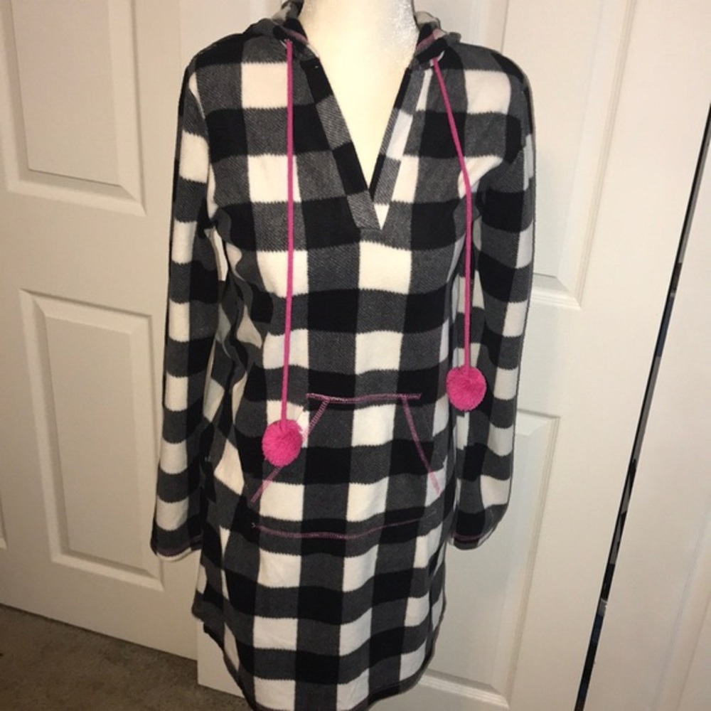 Jenni Intimates Fleece Hoodie Nightgown